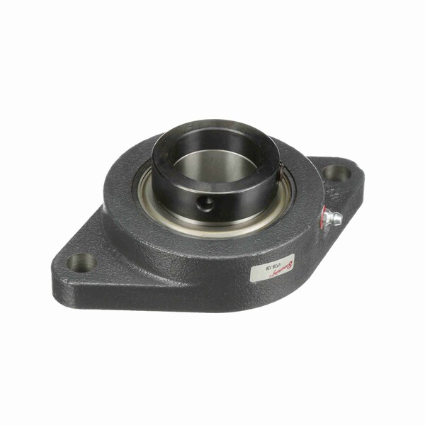 Mounted Cast Iron Two Bolt Flange Ball Bearing, VF2E-128
